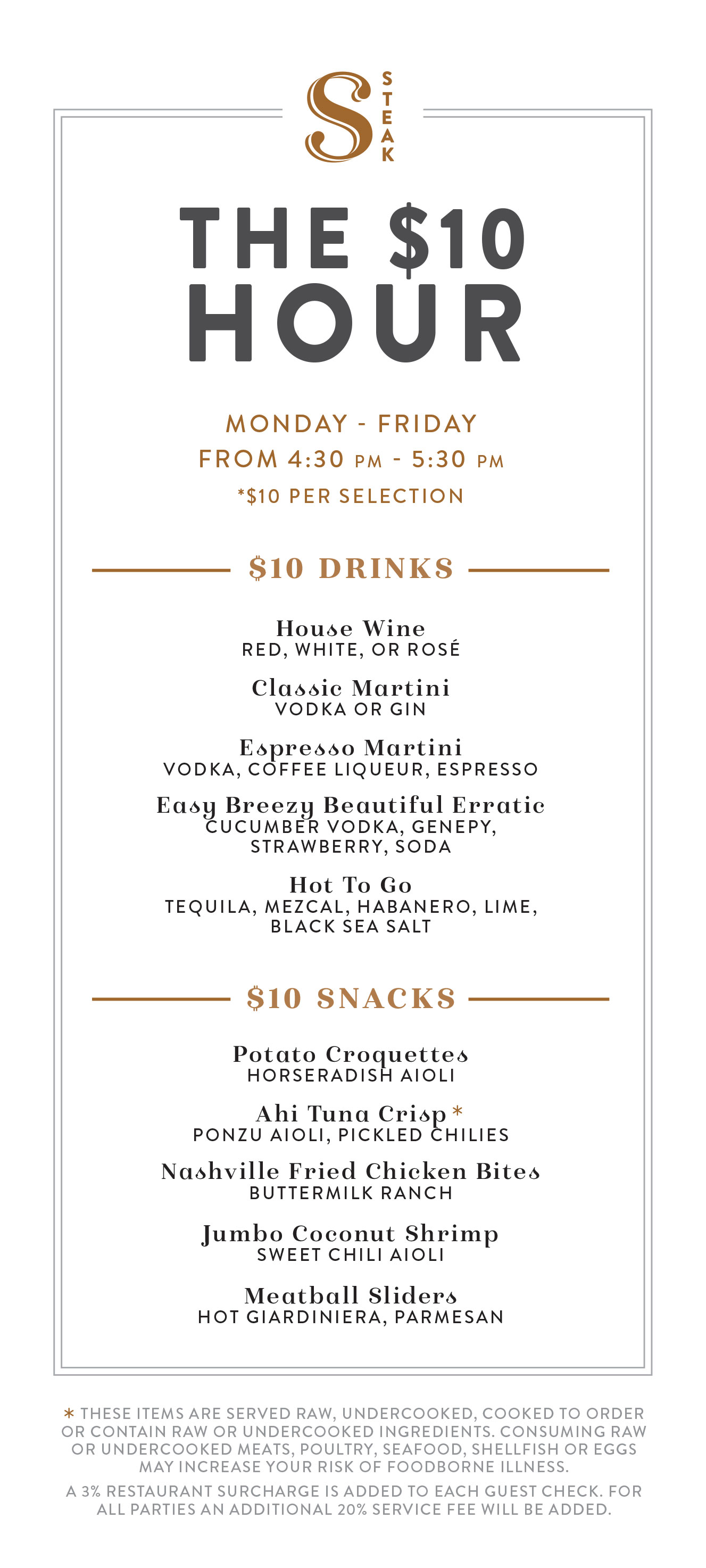 Happy Hour Menu